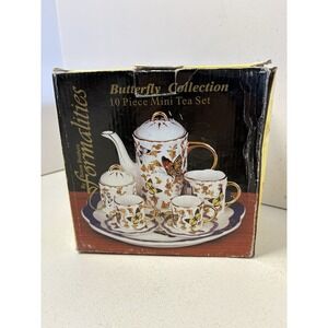 Formalities 10 Piece Mini Butterfly Tea Set by Baum‎ Brothers